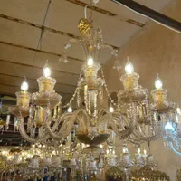 لوستر مورانو کریستالی|لوستر و چراغ آویز|قم, کاسه گران|دیوار