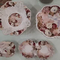 ظروف چینی مارک لمونژ فرانسه Limoges مدل گل میخک|ظروف سرو و پذیرایی|اندیشه, شهرک صدف|دیوار