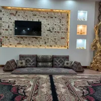 سرویس پشتی شاهنشین طرح زرین نگار کد ۲۵ رنگ ابی|پشتی|مشهد, وکیل‌آباد|دیوار