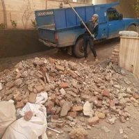 حمل نخاله مصالح ساختمانی با نیسان