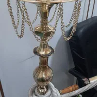 قلیان برنجی برنجی قدیمی قلم کار حاج اوغلی|کلکسیون اشیاء عتیقه|تهران, طرشت|دیوار