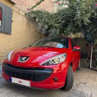 پژو‌۲۰۷ قرمز دنده‌ای سقف فلزی فرمان برقی مدل ۹۹|خودرو سواری و وانت|اصفهان, باغ کاران|دیوار