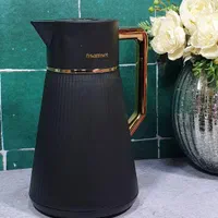 فلاسک سام ست مشکی ۱ لیتر شیشه صورتی|ظروف سرو و پذیرایی|شیراز, عادل آباد|دیوار