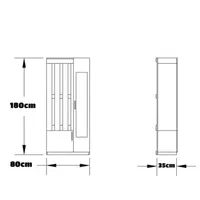 اینه قدی و جالباسی و جاکفشی کد G25|جاکفشی، کمد، دراور|مشهد, بهمن|دیوار