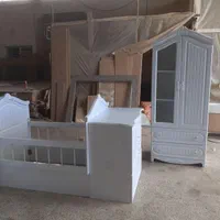 سرویس کامل اتاق خواب و تخت خواب یک نفره|تخت و سرویس خواب|اردبیل, |دیوار