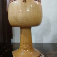 تمبک تنبک اصل شیرانی۲مهر سالم چوب یکتیکه دهنه۲۸