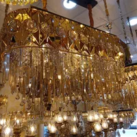 لوستر لاینر کریستالی تخت جمشید