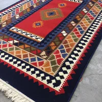 فرش ستاره کویریزد شاهسون ترکمن سرمه ای|فرش|تهران, امام حسین|دیوار