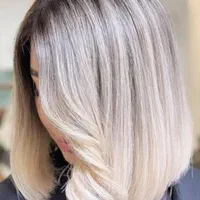 مدل کراتین صافی و دکلره هایلایت