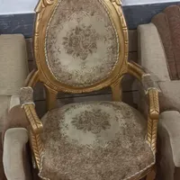 مبل سلطنتی ۷ نفره چوب راش|مبلمان خانگی و میز عسلی|دزفول, |دیوار