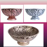 جام پتینه مسی و باکس تنقلات و سیگار