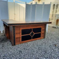 میز مدیریت نماهایگلاس (لمسه وچهار خونه لمسه 1.80