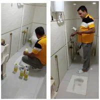 رفع نم زدگی و نشت یابی سرویس بهداشتی با دستگاه