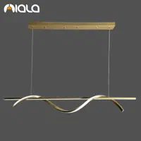 لوستر/مدرن باریموت مدل خطی موجی کدL5018 برند نیالا|لوستر و چراغ آویز|مشهد, توس (بلوار توس)|دیوار