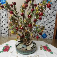 درختچه تزیینی شب یلدا برای عروس و دامادهای گل|گل مصنوعی|تهران, تهرانپارس غربی|دیوار