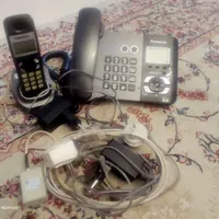 تلفن دو خط پاناسونیک|تلفن رومیزی|گرمدره, |دیوار