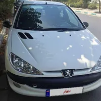 پژو 206 SD V8 سفید، مدل ۱۳۹۲