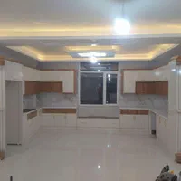 کابینت سفید گردویی