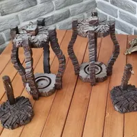 چراغ آویز چوبی