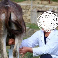شیر الاغ|حیوانات مزرعه|تبریز, |دیوار