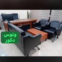 تجهیز دفترکار ست اداری میز ال صندلی گردان مبل|دفتر کار|هشتگرد, |دیوار