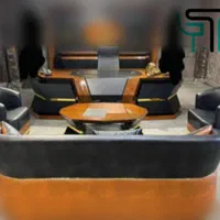 میزدفترمدیریت کارمندحسابدارشرکتیMDFکمددار|مبلمان اداری|شیراز, احمدی جنوبی|دیوار