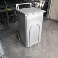 سطل زباله گالوانیزه. سطل آشغال 240لیتری
