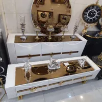 ست ایینه کنسول میز تی وی ژوبین|بوفه، ویترین، کنسول|اهواز, کوی ترابری|دیوار