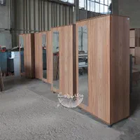 ماکان چوب / کمد لباس 2 درب 2 کشو مخفی مدل BASE