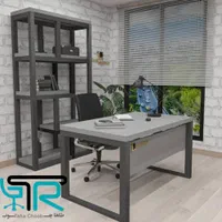 میزدفترشرکت مدیریتی ریاستی نئوپان ملامینه دفتربانک|مبلمان اداری|قزوین, |دیوار