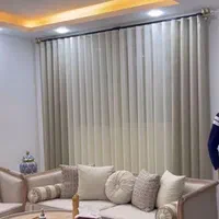 پرده مینیمال مدل2024برای پنجره۴متری با چین(3)برابر|پرده، رانر، رومیزی|تبریز, |دیوار