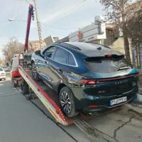 امدادخودرو یدک کش اسکیت دار کفی خودرو سوارجرثقیل