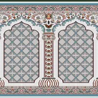 فرش سجاده ای مسجد ۷۰۰ شانه تراکم ۲۵۵۰|فرش|زاهدان, |دیوار