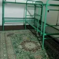 تخت دو طبقه فلزی کف توری تخت دوطبقه آهنی صدرا|تخت و سرویس خواب|شیراز, شهرک گلستان|دیوار