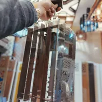 لوستر آویز تک شاخه چوبی کد۱۴|لوستر و چراغ آویز|تبریز, |دیوار