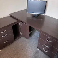 میز اداری تمام چوب- mdf قهوه ای|مبلمان اداری|تهران, اقدسیه|دیوار