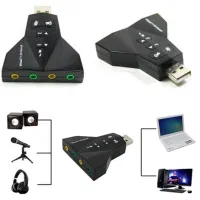 کارت صدای USB اکسترنال K-US9 با کیفیت عالی|قطعات و لوازم جانبی رایانه|تهران, شکیبا|دیوار