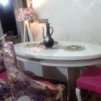 ست مبلمان و میز ناهار خوری4 نفره و گل میز وفرش|مبلمان خانگی و میز عسلی|شاهین‌شهر, عطار|دیوار
