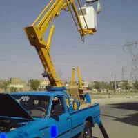 اجاره جرثقیل نیسان بالابر نفربر سبددار کابین دار|خدمات حمل و نقل|قم, بلوار امین و ساحلی|دیوار