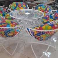 مبل باغی فلزی ویلایی روفگاردن مبلمان|مبلمان خانگی و میز عسلی|چهارباغ, |دیوار