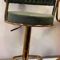 صندلی اپن کف چرم پشت لوزی مغزی ارتفاع۸۵جک روغنیt12|میز و صندلی غذاخوری|مشهد, عبادی|دیوار