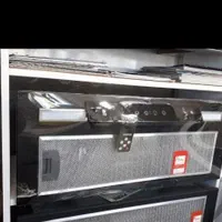 اجاق گاز استیل شیشه مشکی و سفید هود مدل ۷۹۴۲۹۰|اجاق گاز و لوازم برقی پختوپز|رشت, رشتیان|دیوار