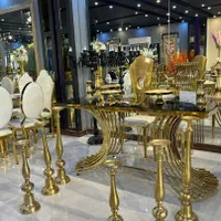 میز پایه کمان تالاری فلزی اگلد