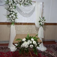 گل ارایی جایگاه عروس و دیزاین مراسم ها