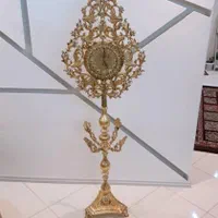ساعت ایستاده ساعت دیواری کنارسالنی برنجی|ساعت دیواری و تزئینی|مشهد, طلاب|دیوار