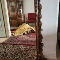 آیینه قدی ، چوب تمام راش به شرط آنتیک وزیبا|آینه|تهران, افسریه|دیوار
