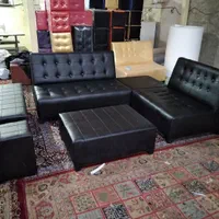مبل چرم آفیس بدون دسته کد ۱۰۰۰