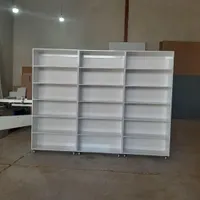 قفسه بندی فروشگاهی ام دی اف مغازه هایپری کتابخانه|کتابخانه، شلف، قفسه‌های دیواری|تهران, امیریه|دیوار