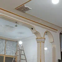 رنگ امیزی ساختمان و رنگ و بتونه سقف های کاذب کناف|خدمات پیشه و مهارت|ایرانشهر, |دیوار