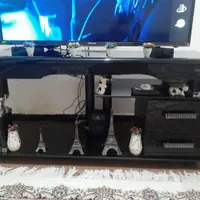 میزتلوزیون شیشه ای تمیزتمیز